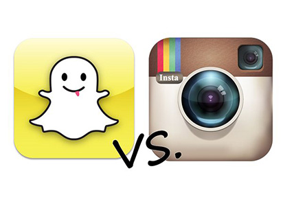 snapchat vs instagram