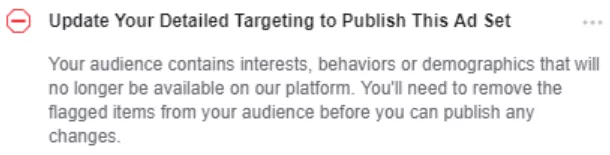 Facebook Data Broker Targeting Warning