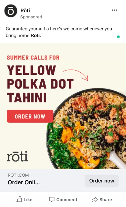Rōti | Restaurant | Matchnode Creative Portfolio