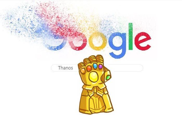 Thanos Snap Google Easter Egg