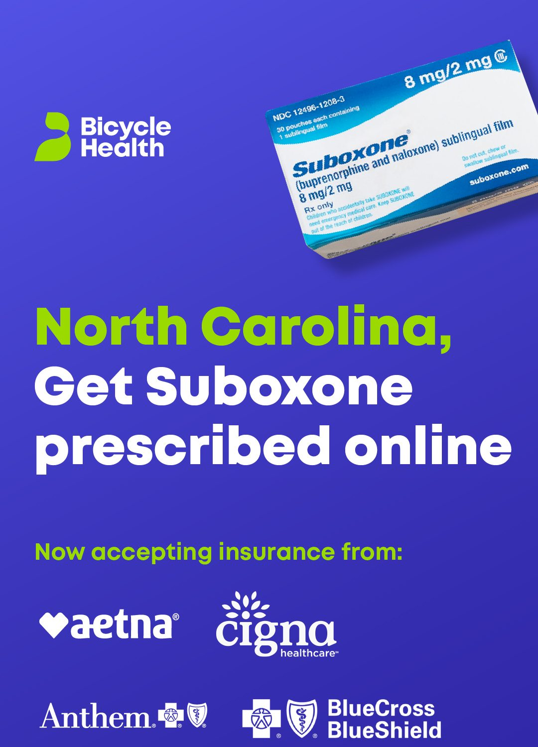 Bicycle Health, state-targeted ad