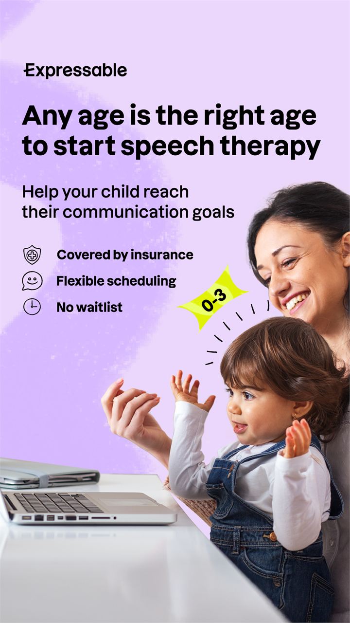 Expressable paid social ad creative for digital health speech therapy