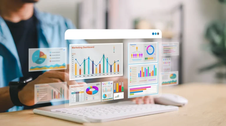 Marketing analytics dashboard for digital health brands showing unified campaign and patient acquisition metrics